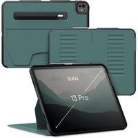Zugu Case iPad Pro 13" M4 2024 - Pine Green-Magnetic Folio Case