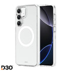 AXS Crystal Shield D3O Magsafe Compatible Phone Case for Samsung Galaxy S25 FE - Clear-8ft drop tested backed by D3O advanced protection materials 