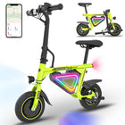 Gyrocopters Radi8 Electric Scooter for Kids - Speed 25 kmph - Range 20 km - LED Lights - Green-Experience the perfect blend of excitement and security with the Gyrocopters Radi8 Electric Ride-on. Engineered specifically for young explorers