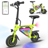 Gyrocopters Radi8 Electric Scooter for Kids - Speed 25 kmph - Range 20 km - LED Lights - Green-Experience the perfect blend of excitement and security with the Gyrocopters Radi8 Electric Ride-on. Engineered specifically for young explorers