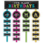 Teacher Created Resources Chalkboard Brights Mini Bulletin Board Set, 61/Set (TCR5506)-Mini Bulletin Board Set for Classroom Decoration