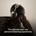 Apple AirPods Max - USB-C - Blue-Personalized Spatial Audio - With sound that suits your unique ear shape along with dynamic head tracking, AirPods Max deliver an immersive listening experience that places sound all around you. You can also listen to select songs, shows and movies in Dolby Atmos