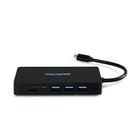 Aluratek USB Type-C Multimedia Hub and Card Reader with HDMI/VGA -Compatible USB 3.2, USB 3.1, 2.0 or lower