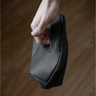 Peak Design Wash Pouch Small - Black-Sits upright on a counter or hangs via a stowable aluminum hook