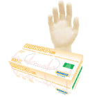 Ronco LE2 Latex Gloves - Tan - Large - 100 Pack-Tan
