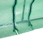 Outsunny Portable Mini Greenhouse - Zippered Roll-up Doors - 9' x 3' x 3' - Green- Solid coated steel rust-resistant frame, allows easy mobility to change the location
 
