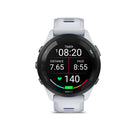 Garmin Forerunner 265 GPS Running and Triathlon Smartwatch - Black Bezel, Whitestone Case, Whitestone/Tidal Blue Silicone Band-Using indicators such as HRV status, recent exercise history and performance, get insight into overall effort with training status - and know whether you're training productively, peaking or strained (data presented is intended to be a close estimation of metrics tracked)