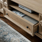Modway Samos 59" TV Stand - Light Oak-Soft Close Hinges