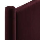 Modway Rael Performance Velvet Full Headboard - Mulberry-5