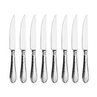 Minimal 8-Piece Stainless Steel Martin Steak Knife Set, Service for 8-8-piece set of 18/8 stainless steel flatware for everyday use or special occasions