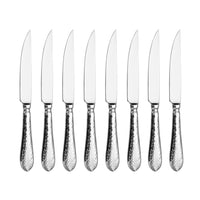 Minimal 8-Piece Stainless Steel Martin Steak Knife Set, Service for 8-8-piece set of 18/8 stainless steel flatware for everyday use or special occasions
