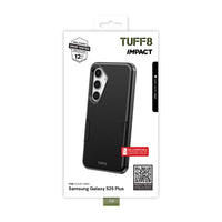 TUFF8 Samsung Galaxy S25 Plus Impact Dual-Layer Protective Case-Dual-Layer Protection: Made from a soft and malleable inner case and a hard cover to created a rugged defence against accidental drops and impacts