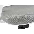 Monarch Specialties 7225 Multi-Position Office Chair - White/Grey Mesh-Seat height: 17.5 in. to 21.25 in. H; seat dimensions: 20.25 in. W x 19.5 in. D; weight capacity: 300 lbs