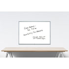 Quartet Economy Dry-Erase Board, Non-Magnetic, Aluminum Frame, 72" x 48"-Requires regular use of cleaners for optimal performance