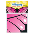 Insect Lore-3 Dress-Up Morpho Butterfly Wings - Pink - Pack of 3-Elastic shoulder straps and finger loops keep wings in place