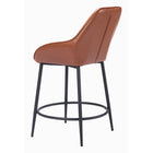 Zuo Vila Counter Stool - Brown - Set of 2-3 year limited warranty