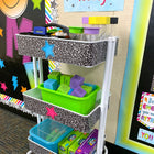 Teacher Created Resources Plastic Storage Caddy - Black - 6 Pack-6