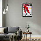 Sebastian Aho Carolina Hurricanes - Framed Canvas - 22" x 31"-Ready to hang - arrives fully assembled