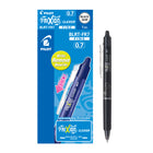 Pilot Frixion Clicker Retractable Erasable Gel Pens, 0.7mm, Black, 12 Pack-Retractable Erasable gel ink rollerball pen