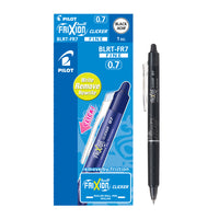 Pilot Frixion Clicker Retractable Erasable Gel Pens, 0.7mm, Black, 12 Pack-Retractable Erasable gel ink rollerball pen