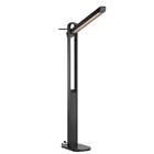Backyard Lifestyles 1500W Electric Patio Heater with Swing Arm - Black-Open Dimensions 45.28" x 14.37" x 86.22".