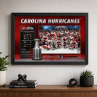 Frameworth Carolina Hurricanes 16" H x 24" W Frame 2026 Stanley Cup Champions Stats Framed Wall Art 16x24 Frameworth - Licensed NHL/NHLPA-Professionally framed in Canada: The image is printed on high-quality photo paper and professionally finished in a black frame with a clear protective front