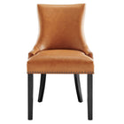 Modway Marquis Vegan Leather Dining Chair - Tan-Assembly Required