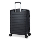 Travelite Epicure 19" Hardside Carry-on Spinner Luggage - Black-Deluxe interior with 5 pockets: mesh pocket, wet pocket, privacy pocket, compression panel with 2 lining pockets and includes laundry bag