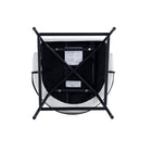 Manhattan Comfort Gracie 22" Modern Leatherette Upholstered Barstool - White and Black-30 Day Limited Manufacturer's Warranty
