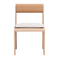 Zuo Island Dining Chair - White - Set of 2-Removable and washable cushion cover