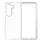 AXS ULTRA CLEAR Drop-tested Case for Samsung Galaxy Z Fold 6 - Transparent-Raised bezel maximizes the protection of your screen by helping keep the screen from being impacted during most drops