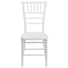 Flash Furniture HERCULES PREMIUM Series Resin Stacking Chiavari Chair - White-Chiavari Seating