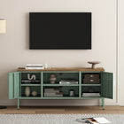 Manhattan Comfort Landen 47.3" Modern TV Stand - Green-Features 2 Media Holes for Media Cable Management