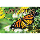 Ashley Productions The Original Fun Mat Welcome Mat - 15.5" x 23.5" - Butterfly Welcome-Measurement & Design: The Butterfly Welcome Mat measures 15.5" x 23.5".