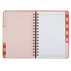 Pep Rally 3 Tab Divider Notebook - 80 Sheets - Red-Spiral bound for easy page turning