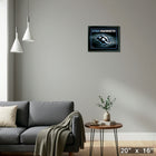 Utah Mammoth Dark Logo - Framed Print - 20" x 16"-Ready to hang - arrives fully assembled