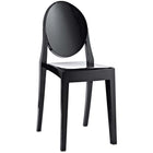 Modway Casper Dining Side Chair - Black-For Outdoor Use