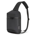 Champs Onyx Nylon Sling Bag - Black-RFID Pocket