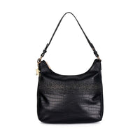 Karla Hanson Phoebe Women's Hobo Bag - Black-Hobo Shoulder Bag