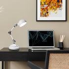 OttLite Revive LED Desk Lamp with USB Charging - Clearsun - White-Integrated 5V, 2.1A USB port - fully charges tablets, phones, and other devices