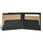 Champs Iconic Leather Top Wing Wallet - Black/Ivory-Double Bill compartment