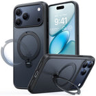 Torras Ostand Q3 Spin Case for iPhone 17 Pro - Black-18N Mighty Magnetic Power. Built-in strong MegaMag magnets. Fast, uninterrupted wireless experience.