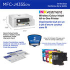 Brother INKvestment MFC-J4355DW Wireless Color Inkjet All-in-One Printer-At your side support. For customer service, visit us at www.brother.ca/support-center