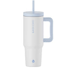 GROSCHE Aspen Insulated Water Tumbler with Handle - 40 oz. - Frost White-40oz capacity