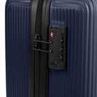 Bugatti Alexandria Collection 30.25" Hardside Spinner Luggage – Navy-Reinforced top carrying handle