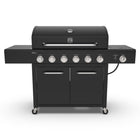 Kenmore 6 Burner XL Gas Grill with Side Burner - Black-Total Cooking Surface: 848 square inches