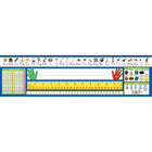 North Star Teacher Resources Primary Traditional Manuscript Counting 1-120 Desk Plates - 3 Packs of 36-Simply write in students names and tape to students desks for year-round use