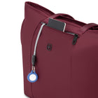 Swiss Gear Womens Laptop Tote Bag - Pomegranate-Pass-Thru trolley sleeve to slide over the handle of wheeled luggage for easy travel