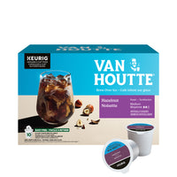 Keurig Van Houtte Brew Over Ice Hazelnut K-Cup Pods - Medium Roast - 10 Count-Brew over ice k-cup pods: Enhanced, for stronger taste, Van Houtte Brew Over Ice K-Cup is specially crafted to stands up to ice
