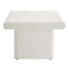 Modway Relic Concrete Textured Coffee Table - White-Assembly Required